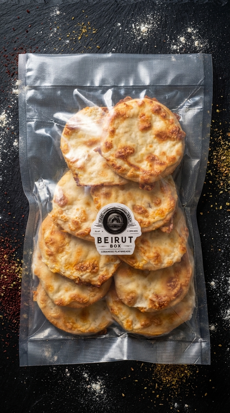 Cheese Sfiha — Vacuum-sealed