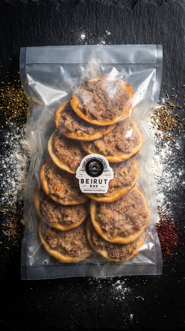 Beef Sfiha — Vacuum-sealed